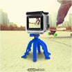 Celly Squiddy Support de téléphone portable flexible | Trépied avec ventouses | Universel | Bleu