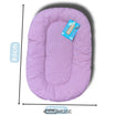 Lit pour chien rose gris (M, 80x50cm) | Durable et recyclé | Fabriqué en Italie