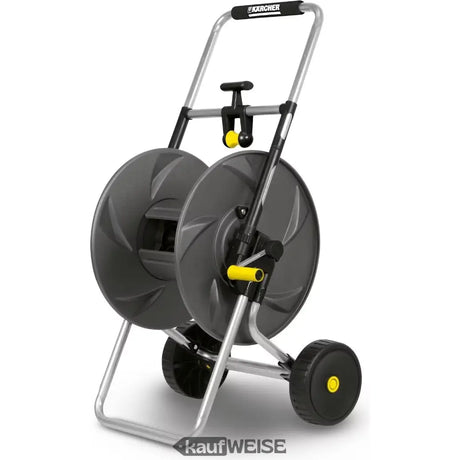 Kärcher Dévidoir métallique HT 80 M (set) | Robuste et antirouille | pour tuyau jusqu'à 80 m | avec guide-tuyau