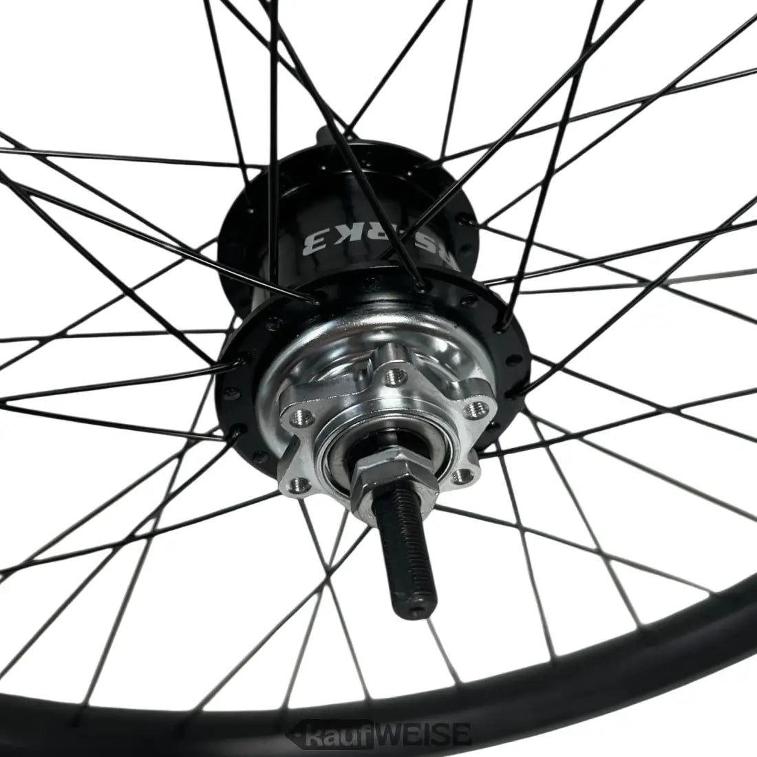 Schwarzer Fahrradnaben- und Speichen-Teil für Sturmey-Archer RS-RK3 3-Gang Nabenschaltung