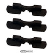 Amortisseurs de vibrations Xiaomi M365/Pro (lot de 3) | Caoutchouc noir | Pack multiple pour réduire les vibrations