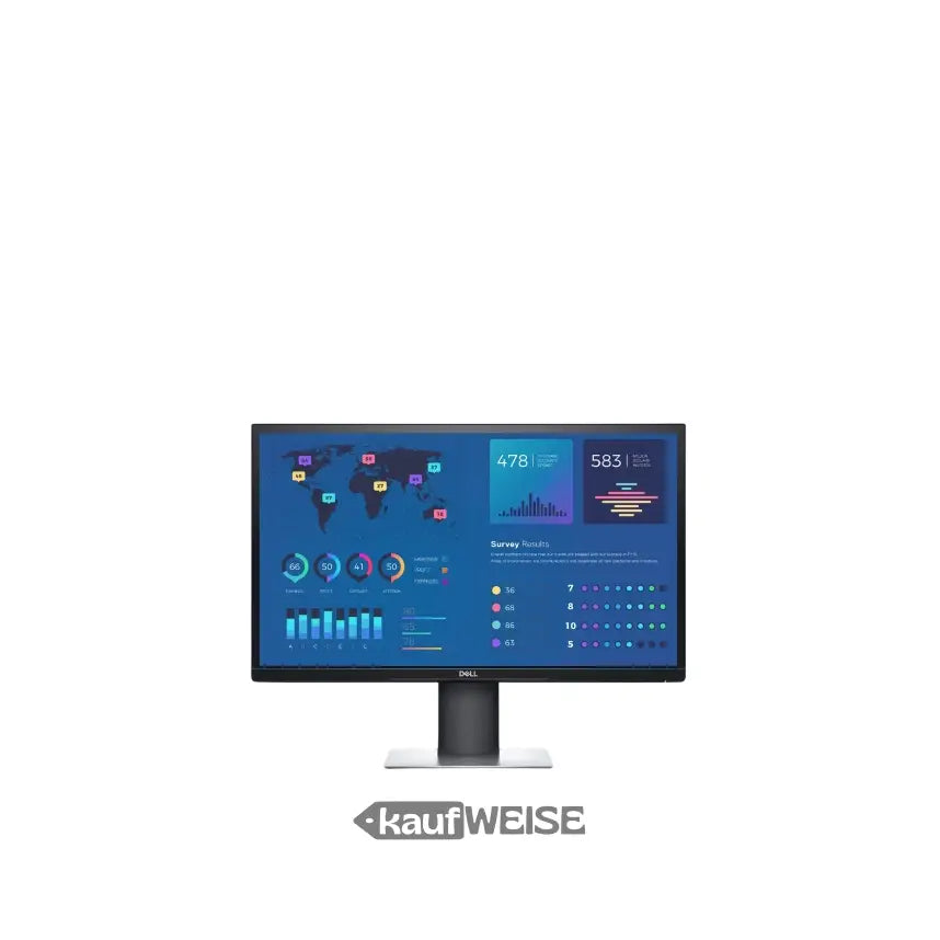 Dell P2421DC 24 Zoll QHD Monitor mit USB-C Docking, schwarz-silbern