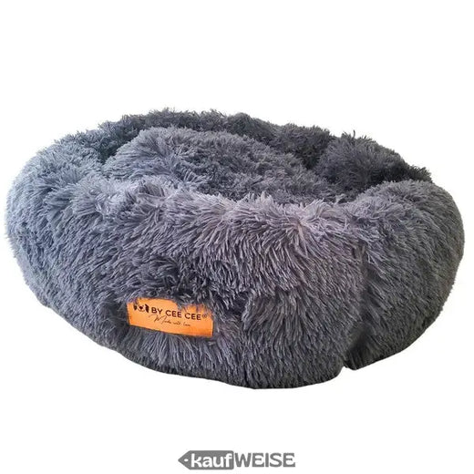Panier pour chien By Cee Cee Donut (60 cm) Lavable et moelleux | Antidérapant | Un havre de paix pour chiens et chats