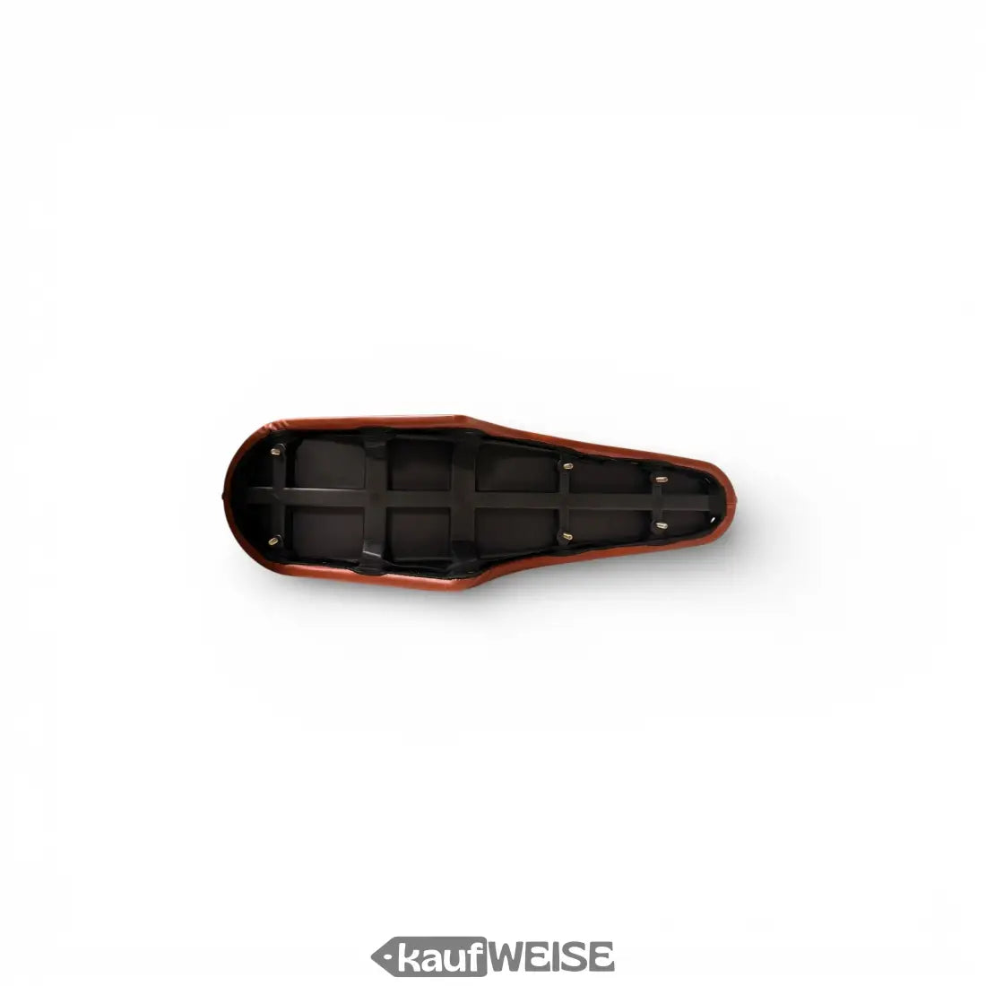 Braunes Vintage-Leder E-Bike-Sattel für Super73 ZX & Z-Miami, gesteppt