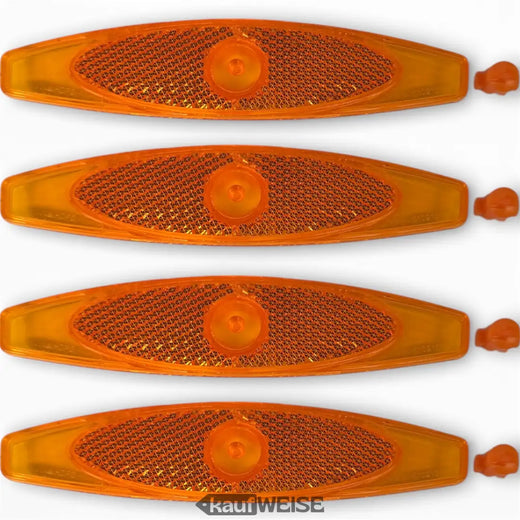 Réflecteurs de rayons orange, lot de 4