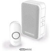 Sonnette sans fil Honeywell Home DC311N – Portable et fonctionnant sur batterie | Blanc | Fort et clair