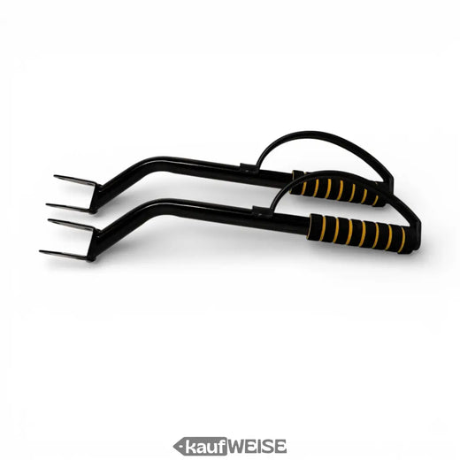 Lot de 2 leviers de direction pour Hoverkart | Tirants métalliques de 42cm | Rembourrage noir/jaune