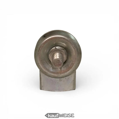 Silberner Metall-Gussrad mit Hexagon-Schraube und rundem Lagergehäuse für Hoverkart Radrahmen