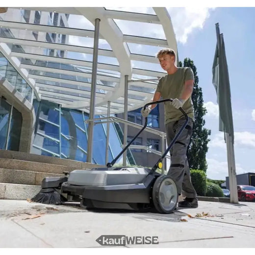 Kärcher KM 70/20 C | Balayeuse à main professionnelle | Intérieur et extérieur | Rouleau filtre et balai | Pliable