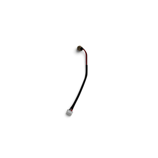Prise de charge avec câble pour hoverboard / trottinette électrique | Prise ronde 3 broches, connecteur 4 broches, 4 fils | 18 cm | argenté, avec écrou