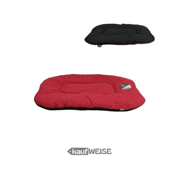Lit pour chien "Love Story" Animal (Rouge) Taille M | Lavable et antidérapant | Avec coussin réversible pour chiens de petite et moyenne taille