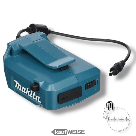 Adaptateur USB Makita LXT (14,4 V/18 V) – batterie externe | 2 ports de charge 2,1 A | ADP05
