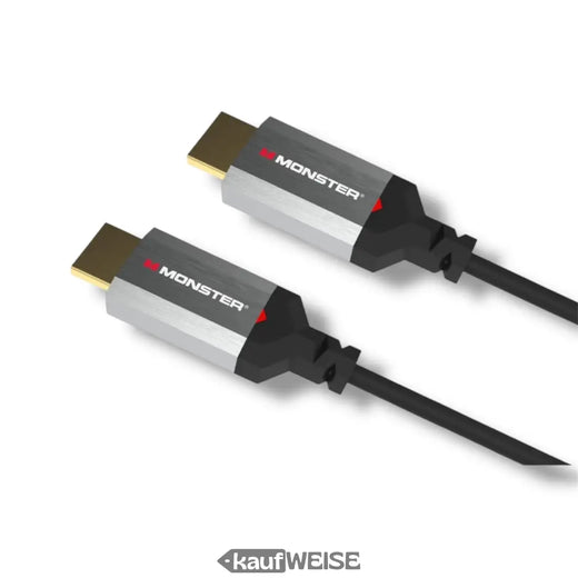 Câble HDMI Monster Essentials | 4K Ultra HD et 60 Hz | Haute vitesse 18 Gbit/s | Contacts dorés V-Grip