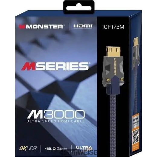 Câble HDMI Monster M3000 – 3 m, 8K, ultra haut débit