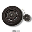 Roue arrière complète Ninebot Segway E25 & E45 | Inclut frein magnétique et pneu 9" | Pièce de rechange
