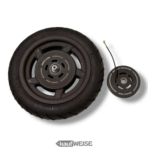 Roue arrière complète Ninebot Segway E25 & E45 | Inclut frein magnétique et pneu 9" | Pièce de rechange