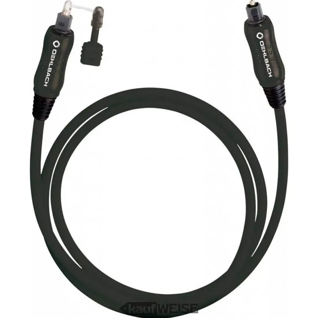 Schwarzes Oehlbach Opto Star Optisches Digitalkabel 3 Meter für optimale Audioqualität
