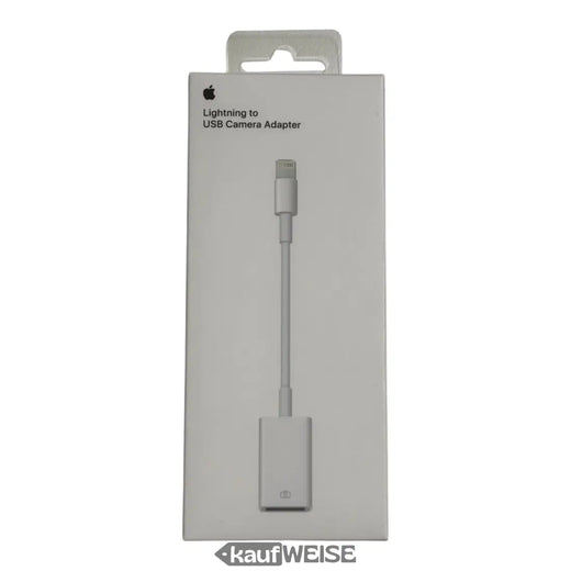 Adaptateur d'appareil photo Apple Lightning vers USB d'origine (MD821ZM/A) | Importer des photos et des vidéos | Connectez des appareils USB à l'iPhone et à l'iPad