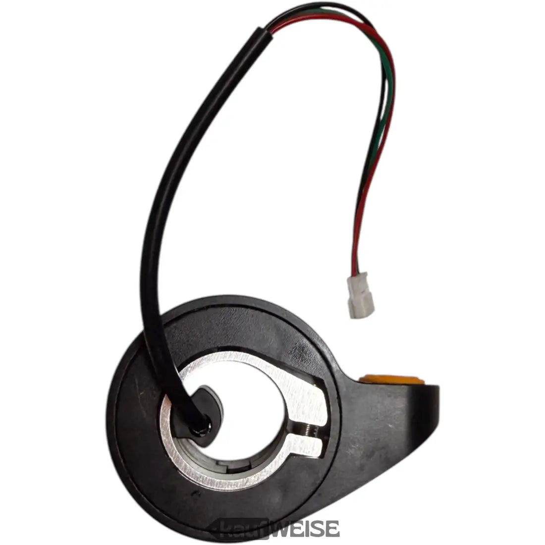 Gelber Daumengashebel für Segway-Ninebot Max G30 mit schwarzem Kabel