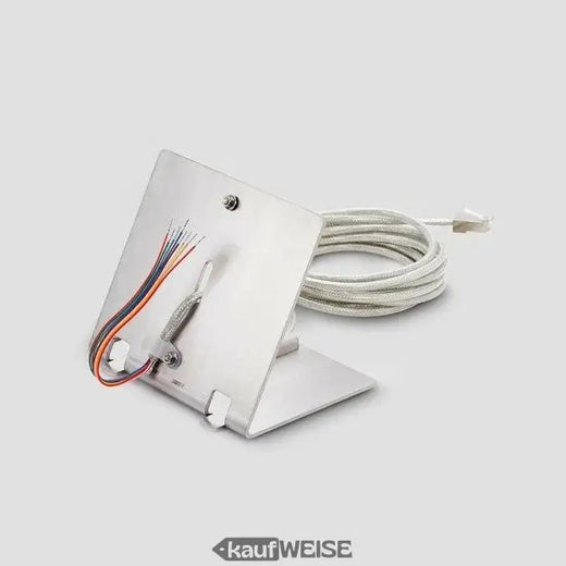 Support de table Siedle Access AZTVP 870-0 E | Acier inoxydable brossé | Pour panneau vidéo AVP 870 | Incl. câble