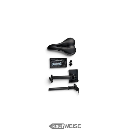 Sitz-Komplettset für Xiaomi M365, M365 Pro, Pro 2, Essential, 1S, Mi3 | Gefedert | Schwarz
