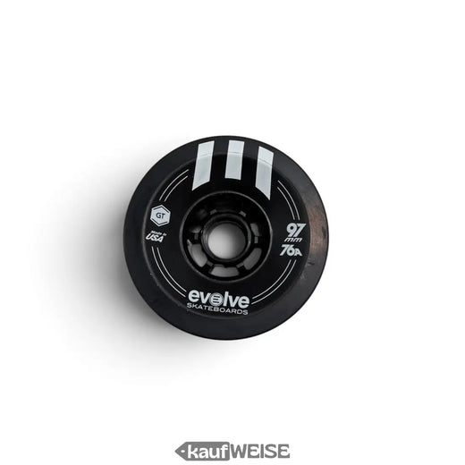 Evolve GT Street Wheels | Pour la série Evolve GT | 97 mm 76A noir, lot de 4