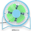 Ventilateur USB Tedi Mini (15 cm) | Ventilateur de table silencieux en métal, inclinable à 360° | Idéal pour le bureau