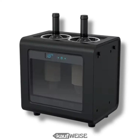 Cave à vin électrique pour 2 bouteilles - LED & Tactile | Plage de température de 7 à 18 °C