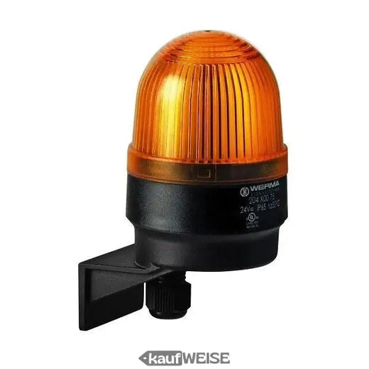 WERMA Lampe torche au xénon 222.300.68 | Orange 24 V CA/CC | Installation IP65